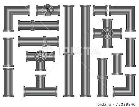 パイプのイラスト素材