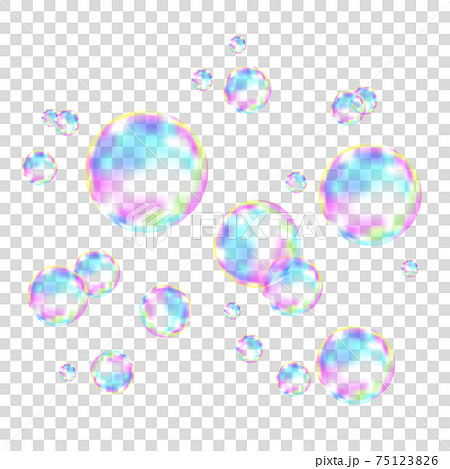 石鹸の泡のイラスト素材