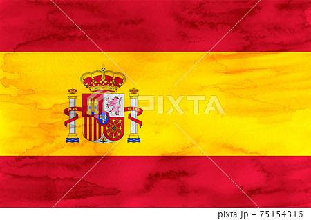 スペイン 国旗のイラスト素材
