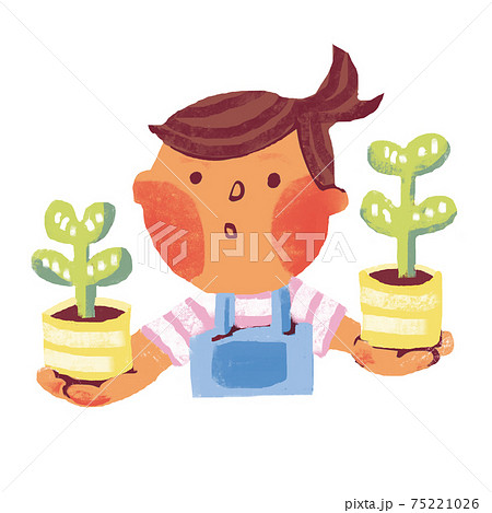 畑仕事のイラスト素材