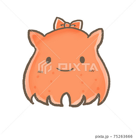 R もっとメルヘンな水族館 めんだこ リボンaのイラスト素材