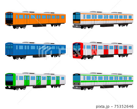 列車のイラスト素材