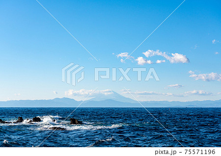 花暮岸壁の写真素材