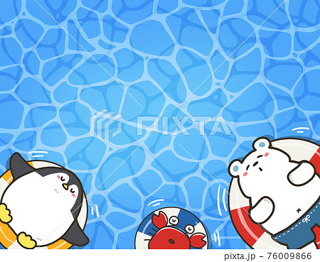 キャラクター ゆるい 面白い かわいいのイラスト素材