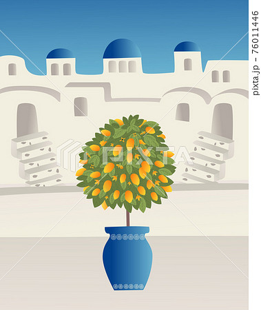 イタリア 旅行 風景 花のイラスト素材 イタリア 旅行 風景 花のイラスト素材