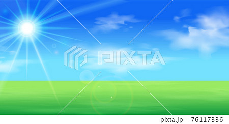 太陽光 地球 背景素材 合成の写真素材