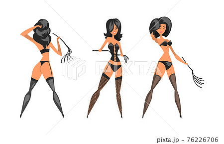 Fashion lingerie set of various female underwear. - Stock Illustration  [14201750] - PIXTA