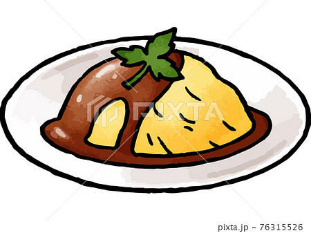 オムライスのイラスト素材集 ピクスタ