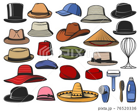探偵帽のイラスト素材