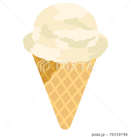 バニラアイスのイラスト素材 Pixta
