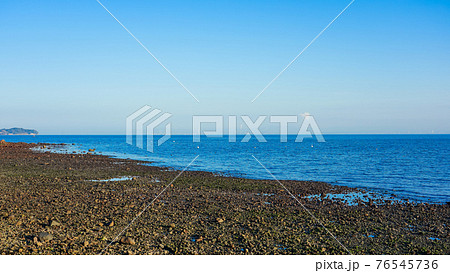 かんたん湾の写真素材