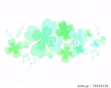 四つ葉のクローバーのイラスト素材集 ピクスタ