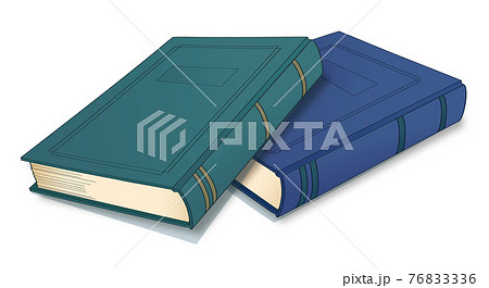 アンティーク本のイラスト素材
