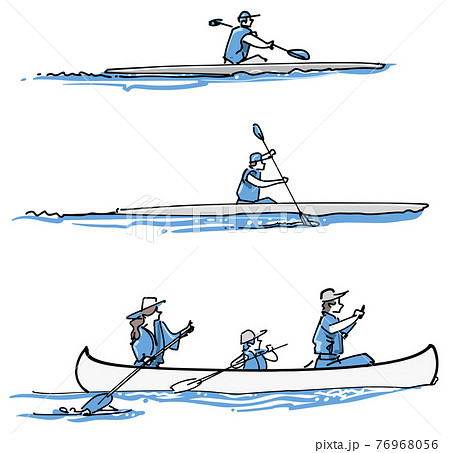 カヌーのイラスト素材集 ピクスタ