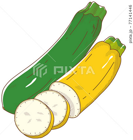ズッキーニのイラスト素材集 ピクスタ
