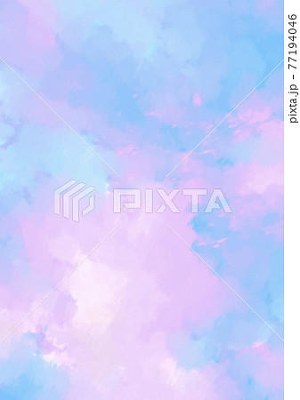 夕焼け ピンク グラデーション 夕暮れのイラスト素材