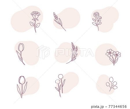 ロゴ ベクター 葉 草のイラスト素材