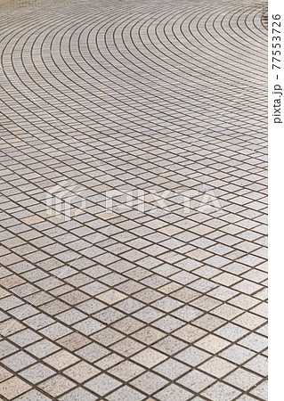 石畳 舗装 正方形 テクスチャーの写真素材