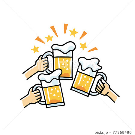 忘年会のイラスト素材集 ピクスタ