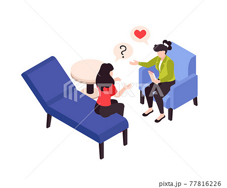会話練習のイラスト素材