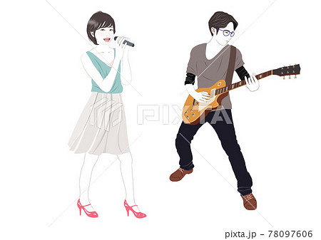ギタリストのイラスト素材集 ピクスタ