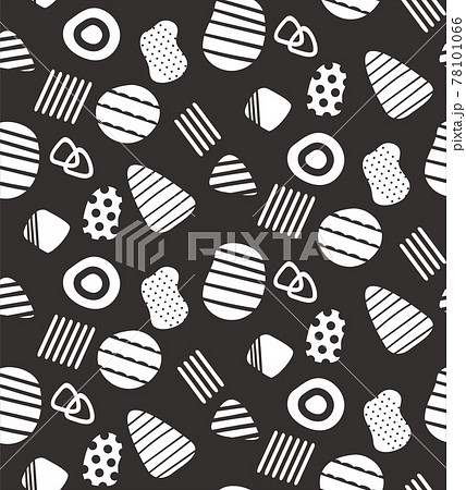 壁紙 丸 三角 かわいいの写真素材