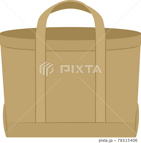 トートバッグのイラスト素材