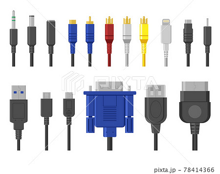 Usbケーブルのイラスト素材