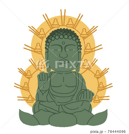 大仏 仏像のイラスト素材集 ピクスタ