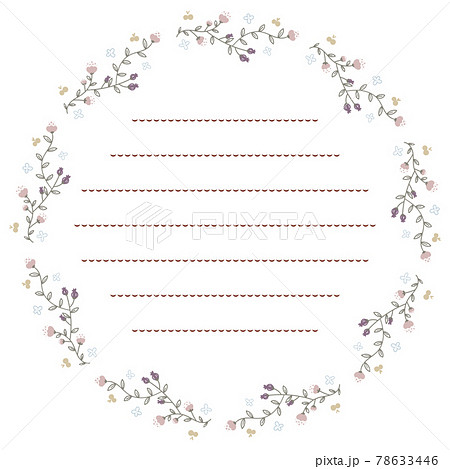 便箋 フレームのイラスト素材