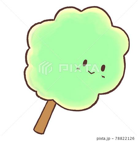 わたがし 屋台 わたあめ 綿菓子の写真素材