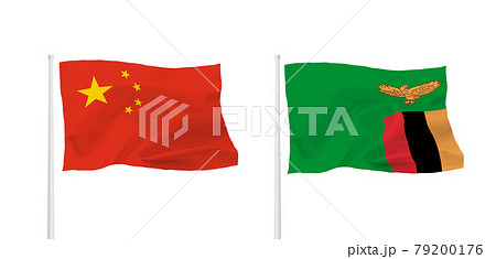中国国旗のイラスト素材集 ピクスタ