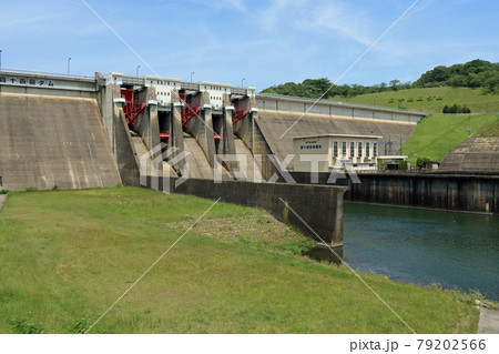 北上川五大ダムの写真素材