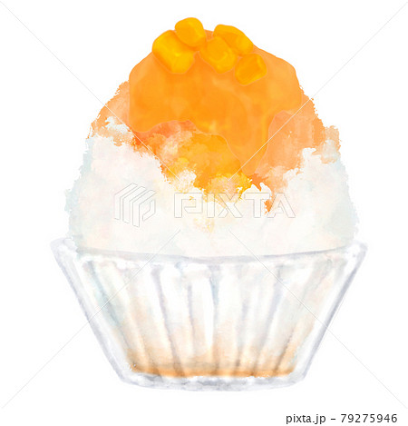かき氷のイラスト素材集 ピクスタ