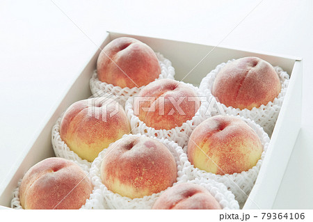 丸い食べ物の写真素材