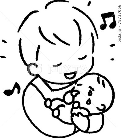 泣き止むのイラスト素材