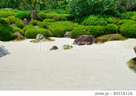 明月院・枯山水庭園の写真素材 - PIXTA