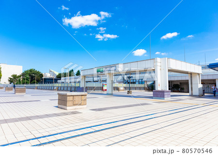 上野駅 上野駅舎 パンダ橋口 パンダ橋の写真素材