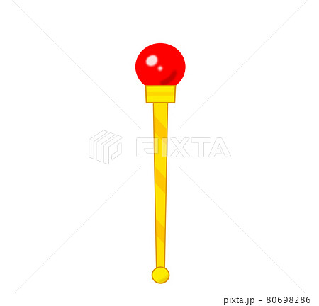 魔法の杖 杖 魔法使い ゲームのイラスト素材