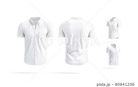 Blank black polo shirt mock up, different views - Stock Illustration  [72713617] - PIXTA