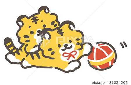 ゆるい 動物のイラスト素材