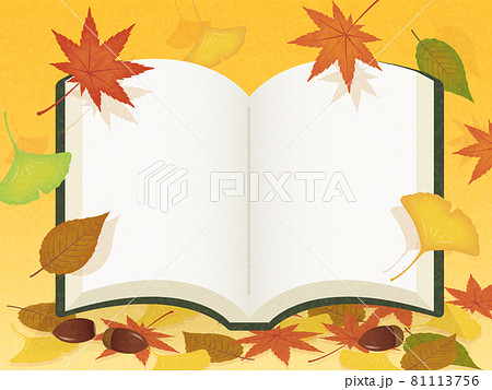 読書の秋のイラスト素材