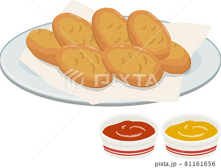 ナゲットのイラスト素材