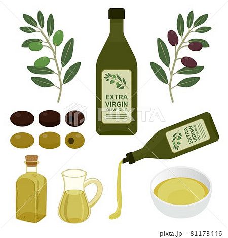 オリーブのイラスト素材