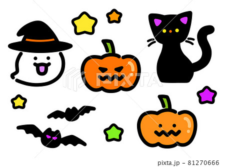 ハロウィン キャラクターのイラスト素材