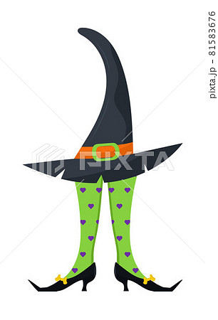 魔女 セクシー 邪悪 怖いのイラスト素材