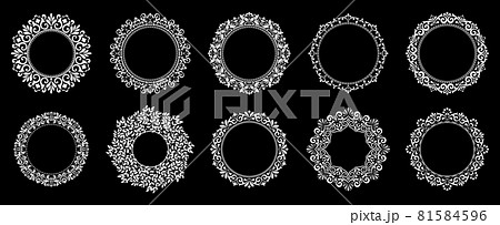 ベクター 円 丸 デザインのイラスト素材