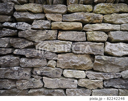 石垣 コッツウォルズ イギリス ヨーロッパの写真素材 石垣 コッツウォルズ イギリス ヨーロッパの写真素材