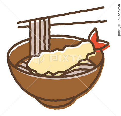 そばのイラスト素材集 ピクスタ
