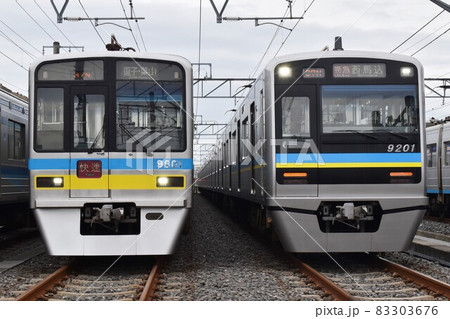 千葉ニュータウン鉄道9800形電車の写真素材 - PIXTA